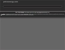 Tablet Screenshot of petroenergy.com
